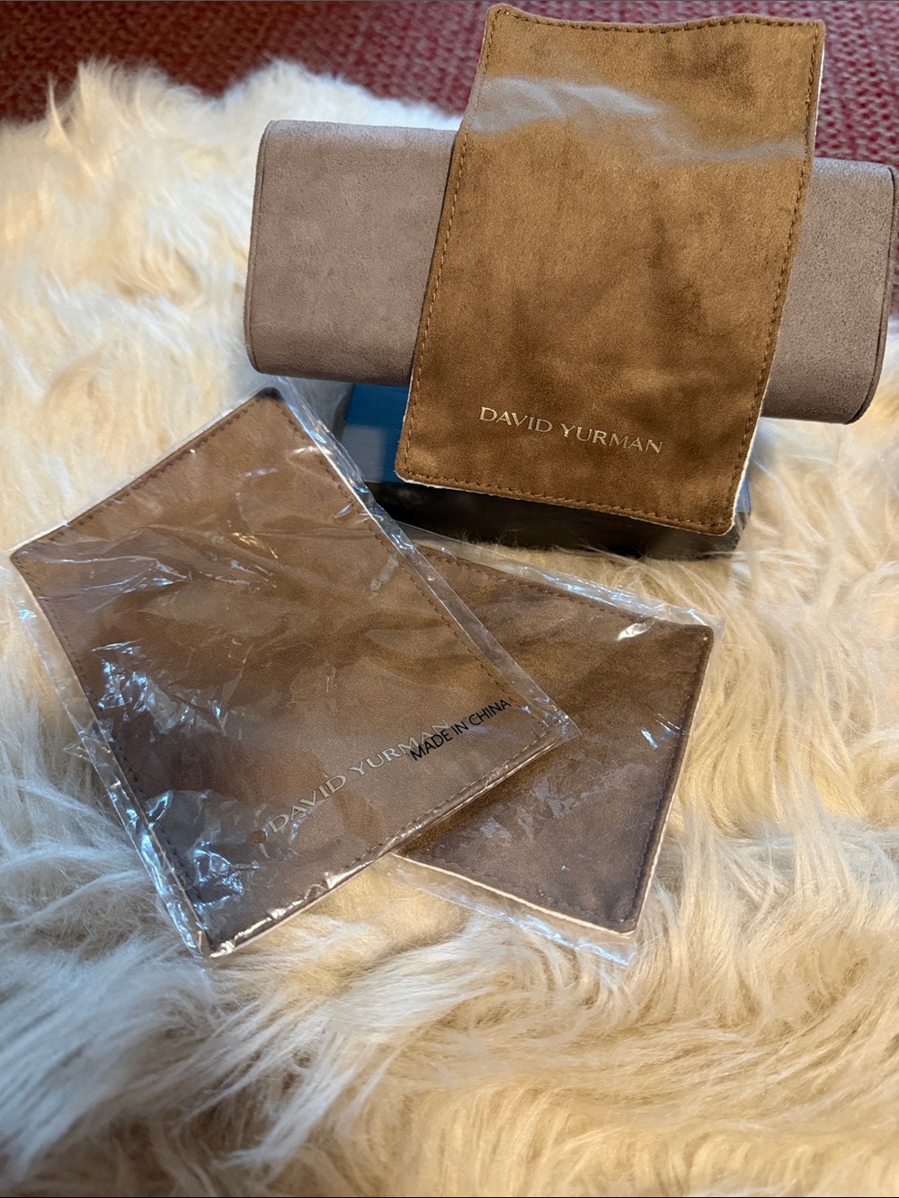 David Yurman 3 soft polishing cloths